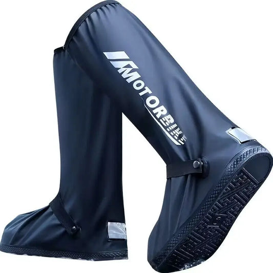 ALPINES FOX High-Tube Waterproof Motorcycle Rain Boot Covers