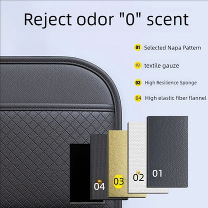 Premium PU Leather Multi-Functional Car Seat Back Organizer