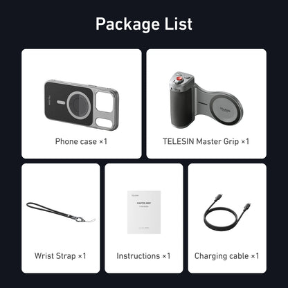 TELESIN Master Grip for iPhone 17 Pro & Pro Max