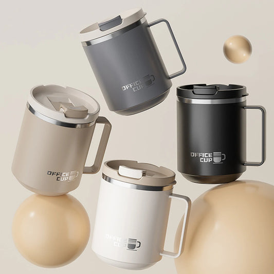 Double Wall Insulated Coffee Mug (500ML / 304 Stainless Steel)