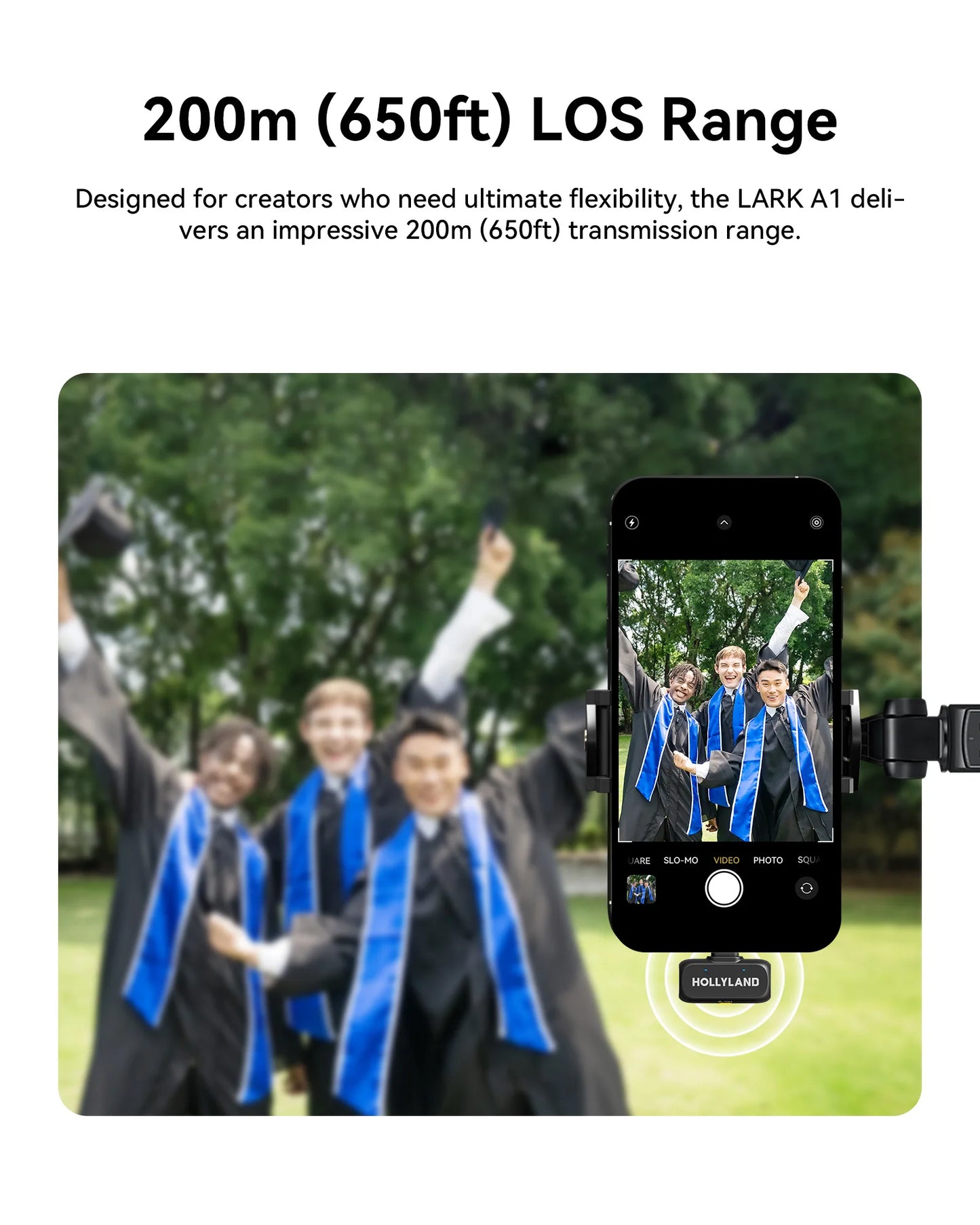 HOLLYLAND LARK A1 Wireless Lavalier Microphone