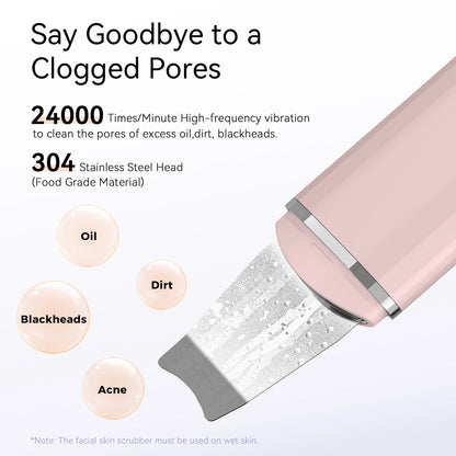 ANLAN Ultrasonic Skin Scrubber 4 Modes