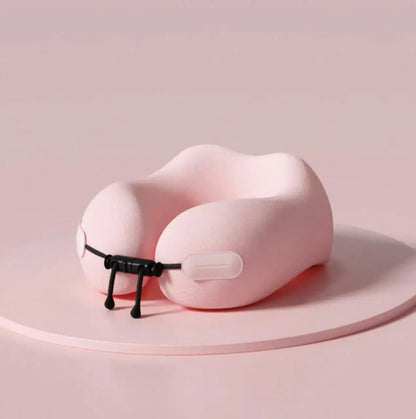 Memory Foam Travel Neck Pillow & Portable U-Shaped Support