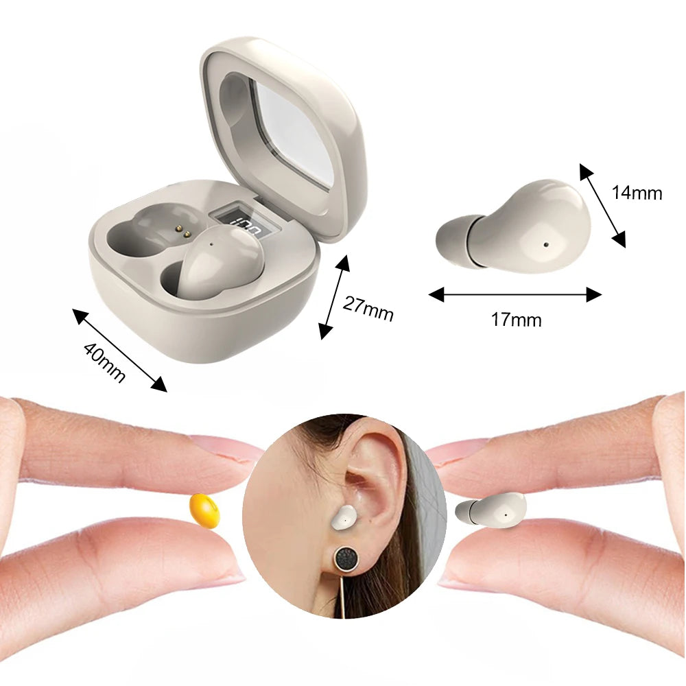 Mini Invisible TWS Bluetooth 5.3 Wireless Earbuds