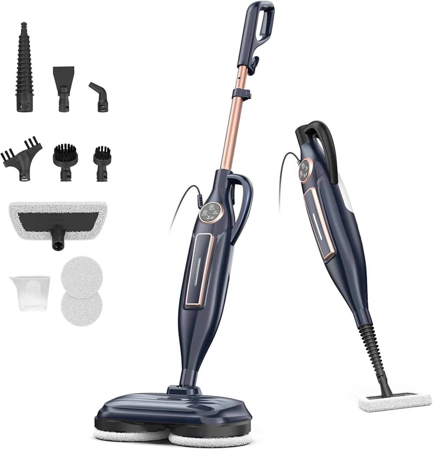 DEVOAC VM6 10-in-1 Scrubbing Steam Mop with Rotating Pads