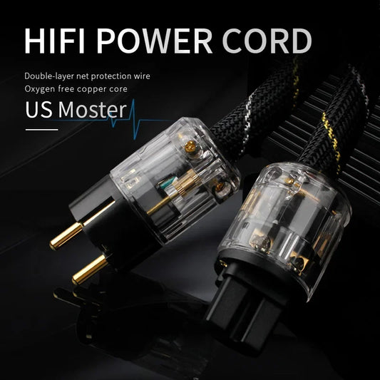 YYAUDIO Hi-End Pure Copper AC Power Cable (Hi-Fi Audio)