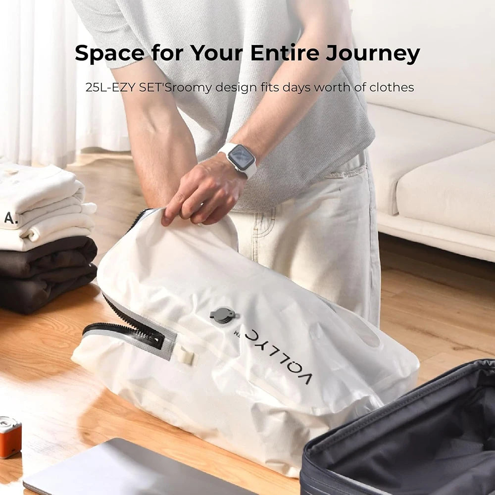 FLEXTAIL x VOLLYC EZYPACK & EZYBAG 25L Vacuum Storage System
