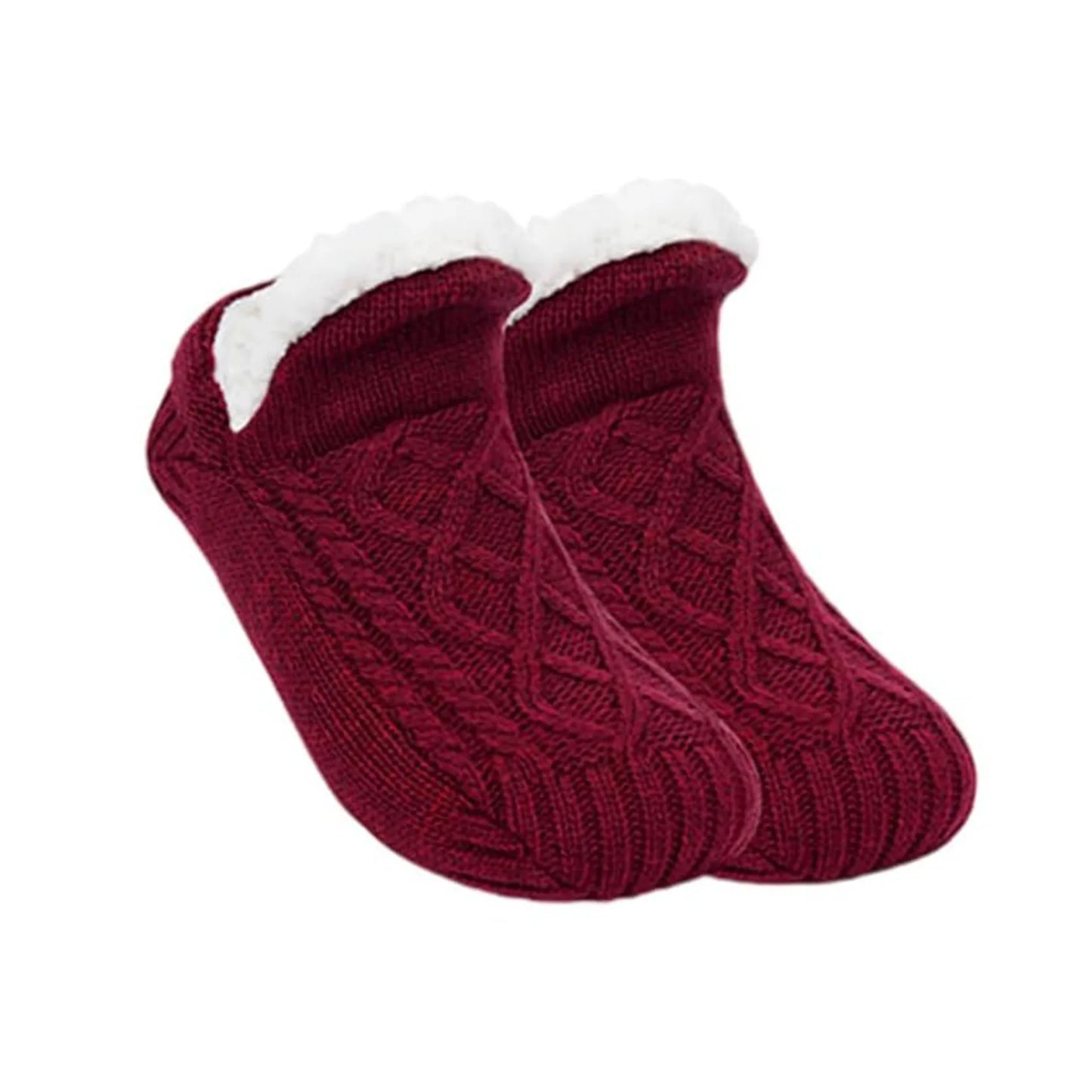 Super Warm Coral Fleece Non-Slip Slipper Socks (Unisex)