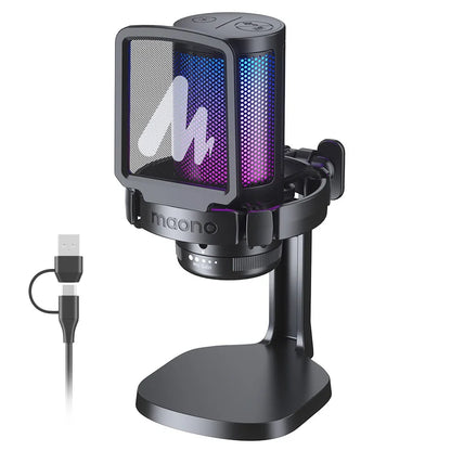Maono DGM20 GamerWave RGB USB Gaming Microphone