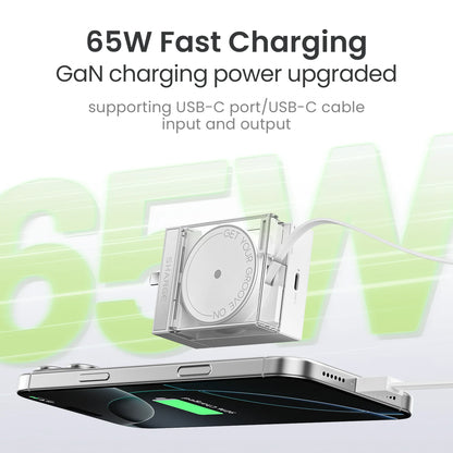 SHARGE Retractable 65W USB C Charger