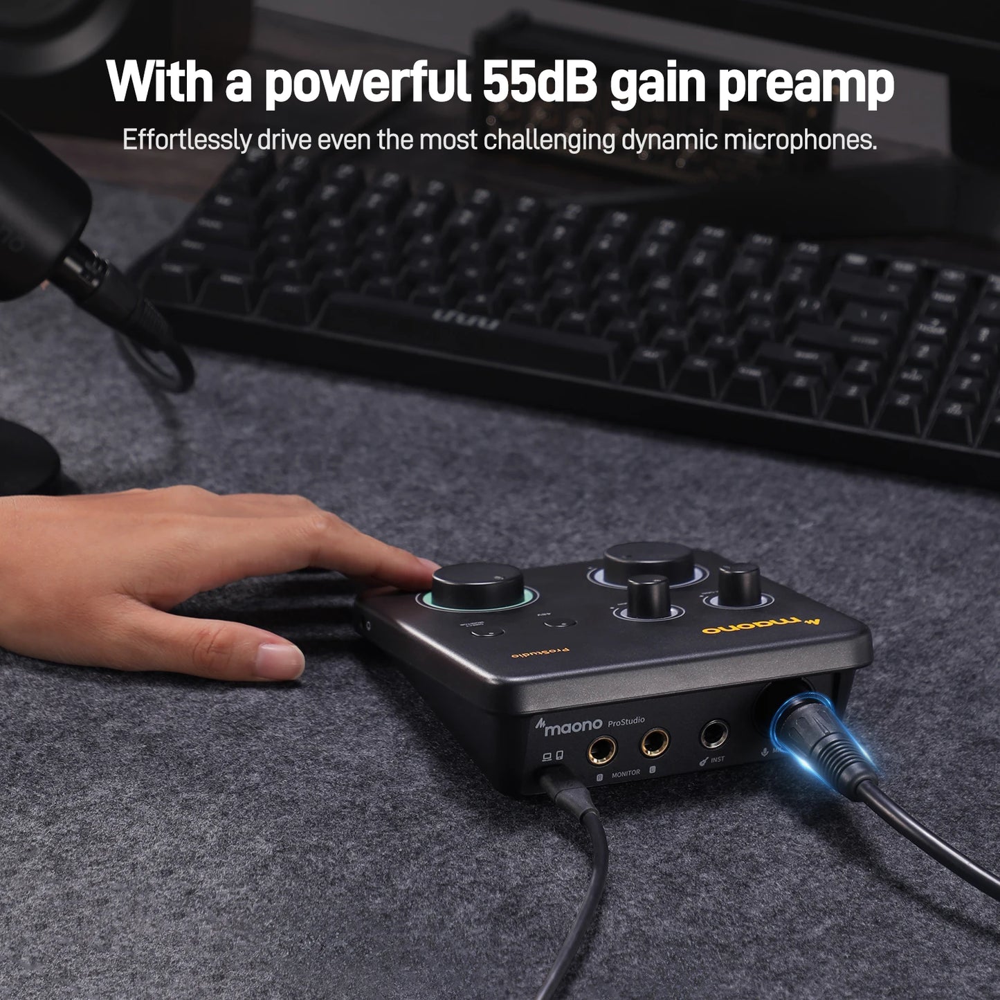 MAONO PS22 Lite USB Audio Interface (24-bit/192kHz)