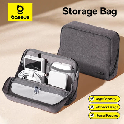 Baseus Nomos Digital Device Storage Bag: Large Capacity Electronic Organizer