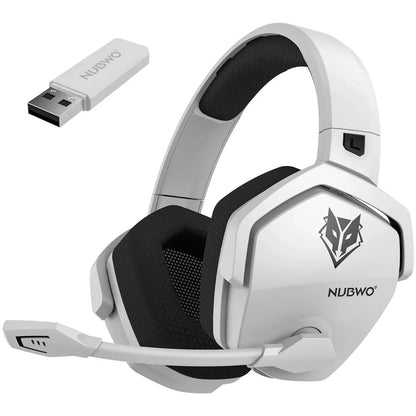 NUBWO G06 Wireless Gaming Headset with Dual Charging Station