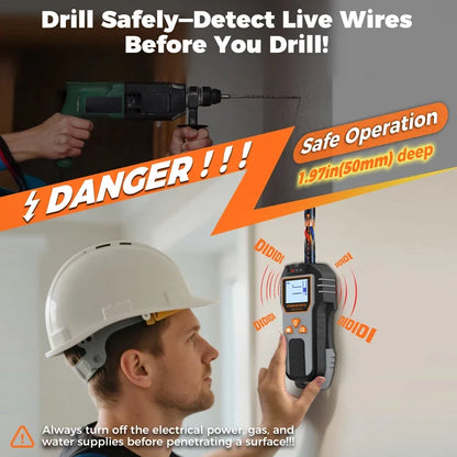 POROMETISTO 6-in-1 Multifunction Wall Scanner & Stud Finder
