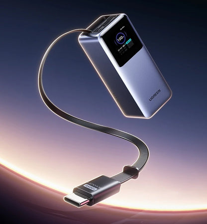 UGREEN Nexode 165W Power Bank (20000mAh, Built-in Cable)