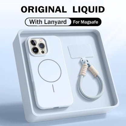 JOYCAPA Liquid Silicone Lanyard MagSafe Case for iPhone 17 & 16