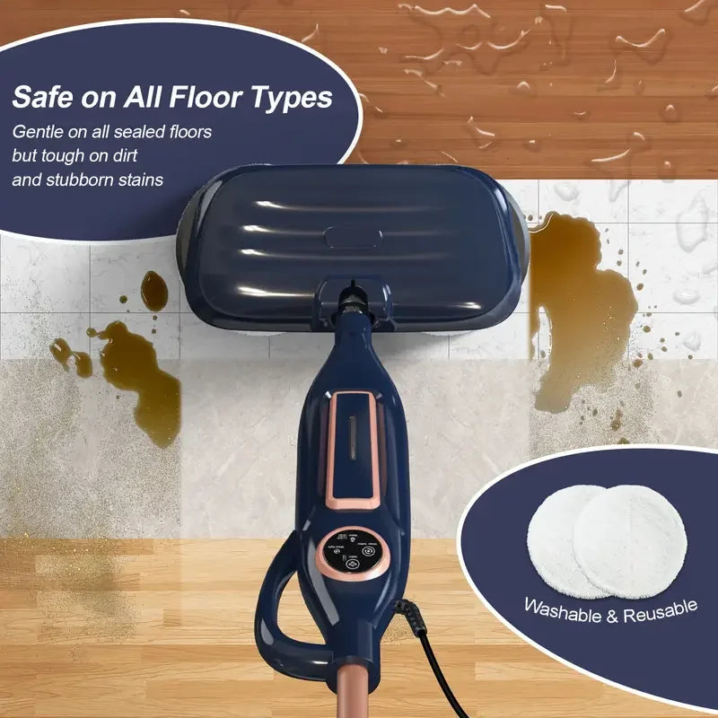 DEVOAC VM6 10-in-1 Scrubbing Steam Mop with Rotating Pads