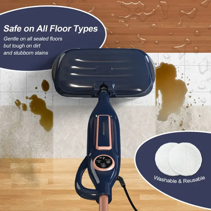 DEVOAC VM6 10-in-1 Scrubbing Steam Mop with Rotating Pads