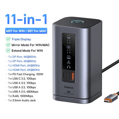 BASEUS Nomos NU1 Air Spacemate 12-in-1 Docking Station