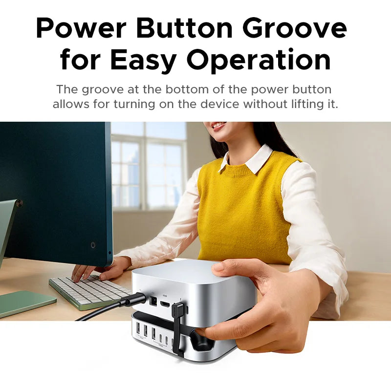 UGREEN 11-in-1 Mac Mini M4/M4 Pro Docking Station & SSD Enclosure