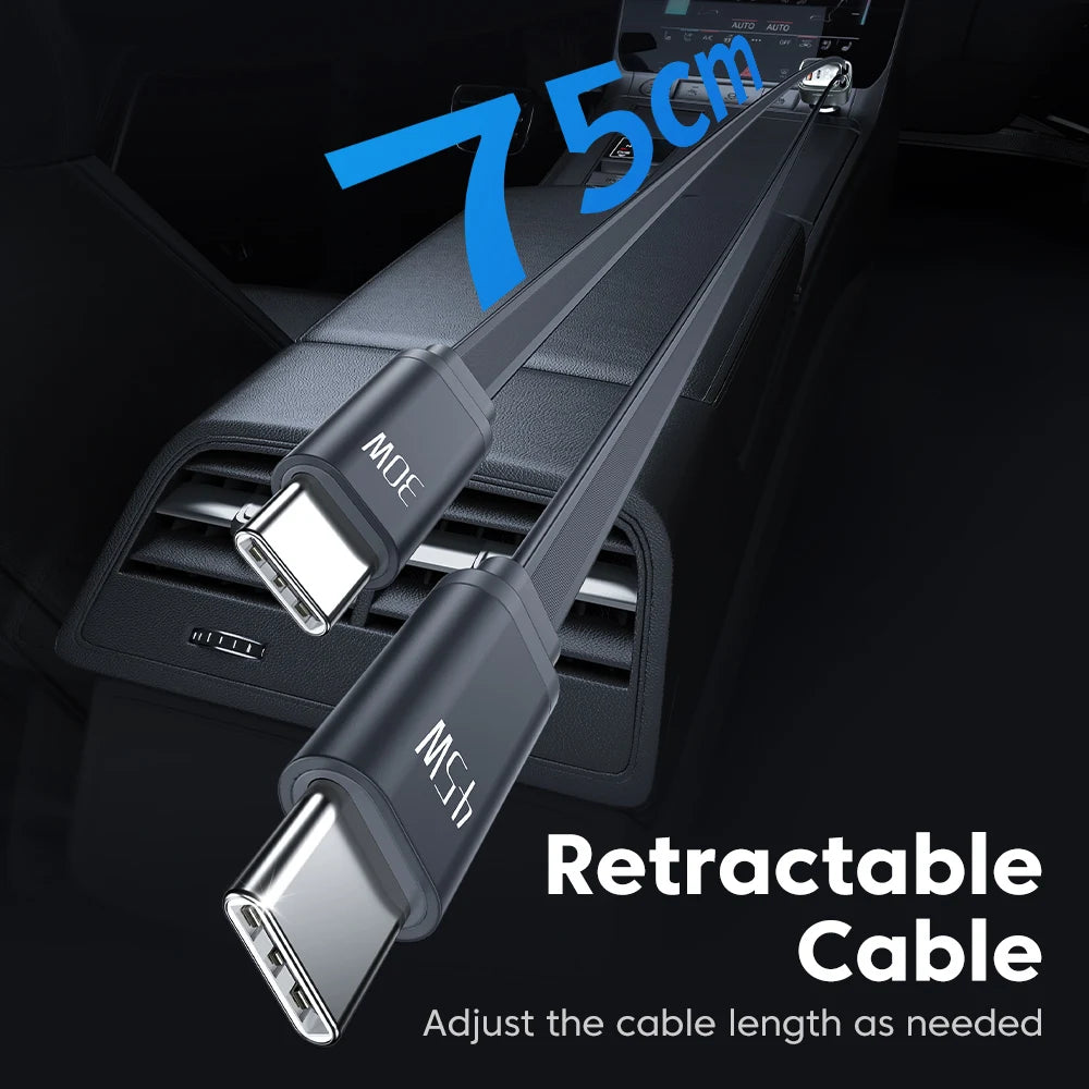 Toocki 4-In-1 105W USB Car Charger