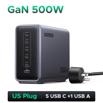 UGREEN Nexode 500W GaN Charger Desktop Charging Station