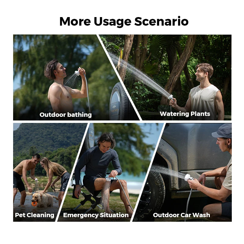 FLEXTAIL MAX SHOWER Portable Outdoor Electric Shower Pump