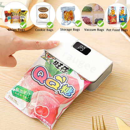 Cooskr 3-in-1 Rechargeable Mini Bag Sealer
