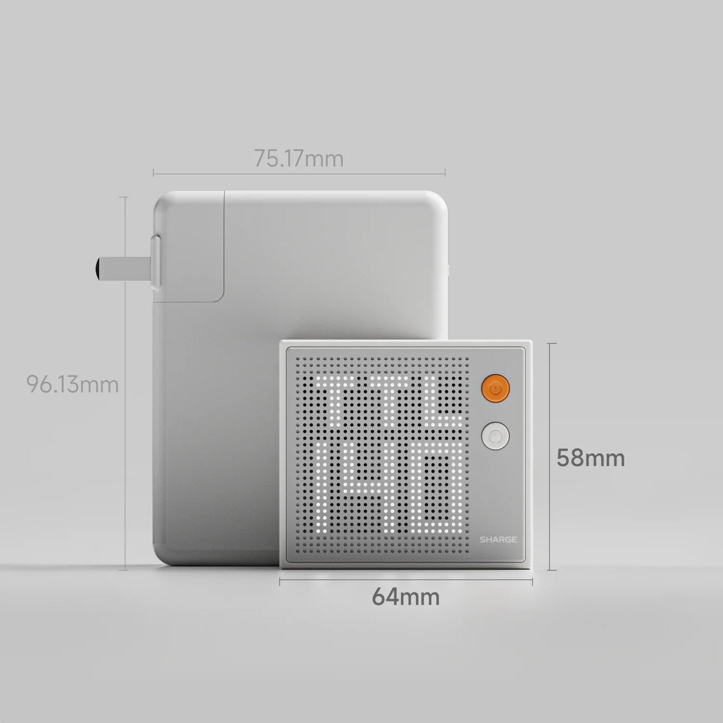 SHARGE Pixel 140W Display GaN Charger