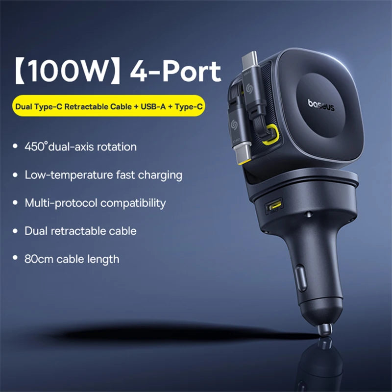BASEUS 100W PrimeTrip VR2 Max Car Charger