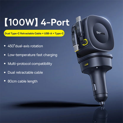 BASEUS 100W PrimeTrip VR2 Max Car Charger