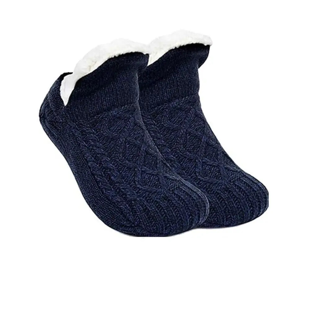 Super Warm Coral Fleece Non-Slip Slipper Socks (Unisex)