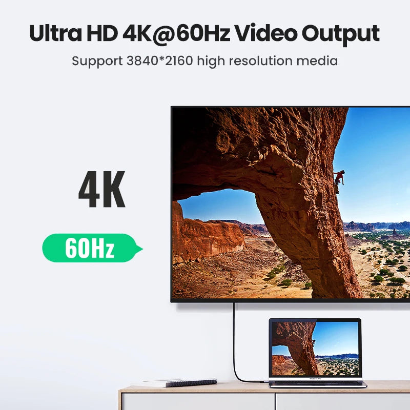 UGREEN US355 USB-C 3.2 Gen2: 240W PD Fast Charge & 4K Video Cable