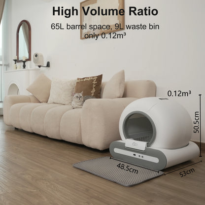 DOEL SmartFlow™ Self-Cleaning Cat Litter Box with App Control & Health Monitoring