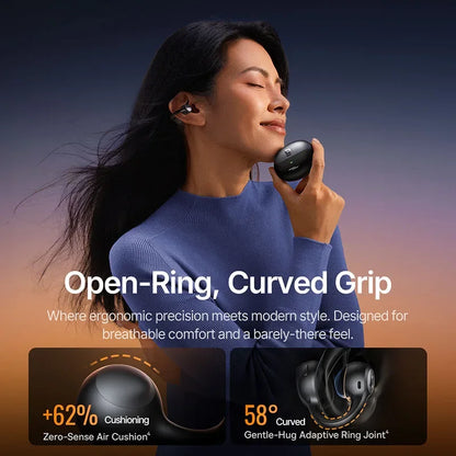 Baseus Inspire XC1 Open-Ear Clip Earbuds: Sound by Bose, Dolby Audio, Hi-Res Clarity