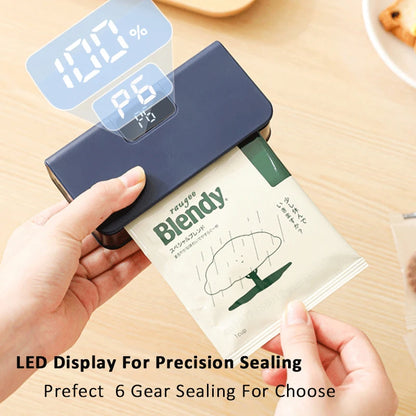Cooskr 3-in-1 Rechargeable Mini Bag Sealer
