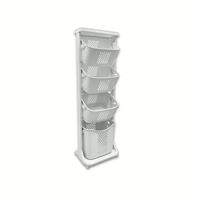 Multi-Tier Rolling Laundry Sorter & Organizer