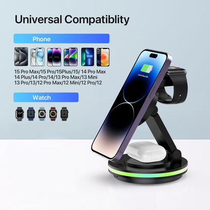 The Foldable 4-in-1 Magnetic Charging Hub