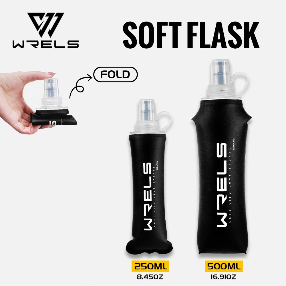 WRELS Portable TPU Soft Water Bottle