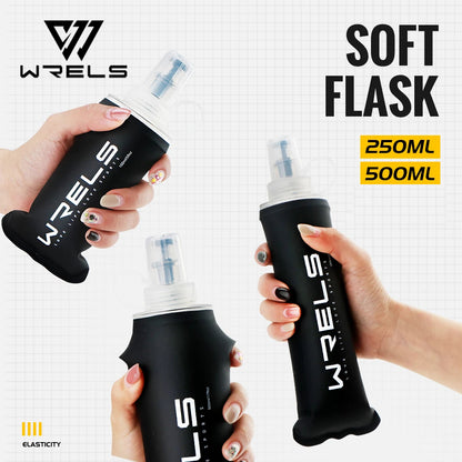 WRELS Portable TPU Soft Water Bottle