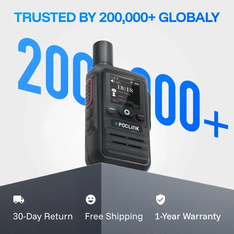 Poclink Next-Gen Long-Range PoC Global Walkie-Talkie