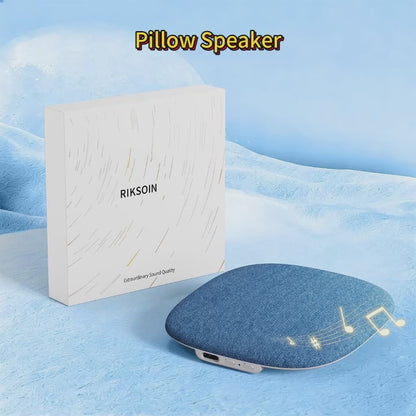Riksoin Mini Ultra-Thin Flat Bluetooth Pillow Speaker