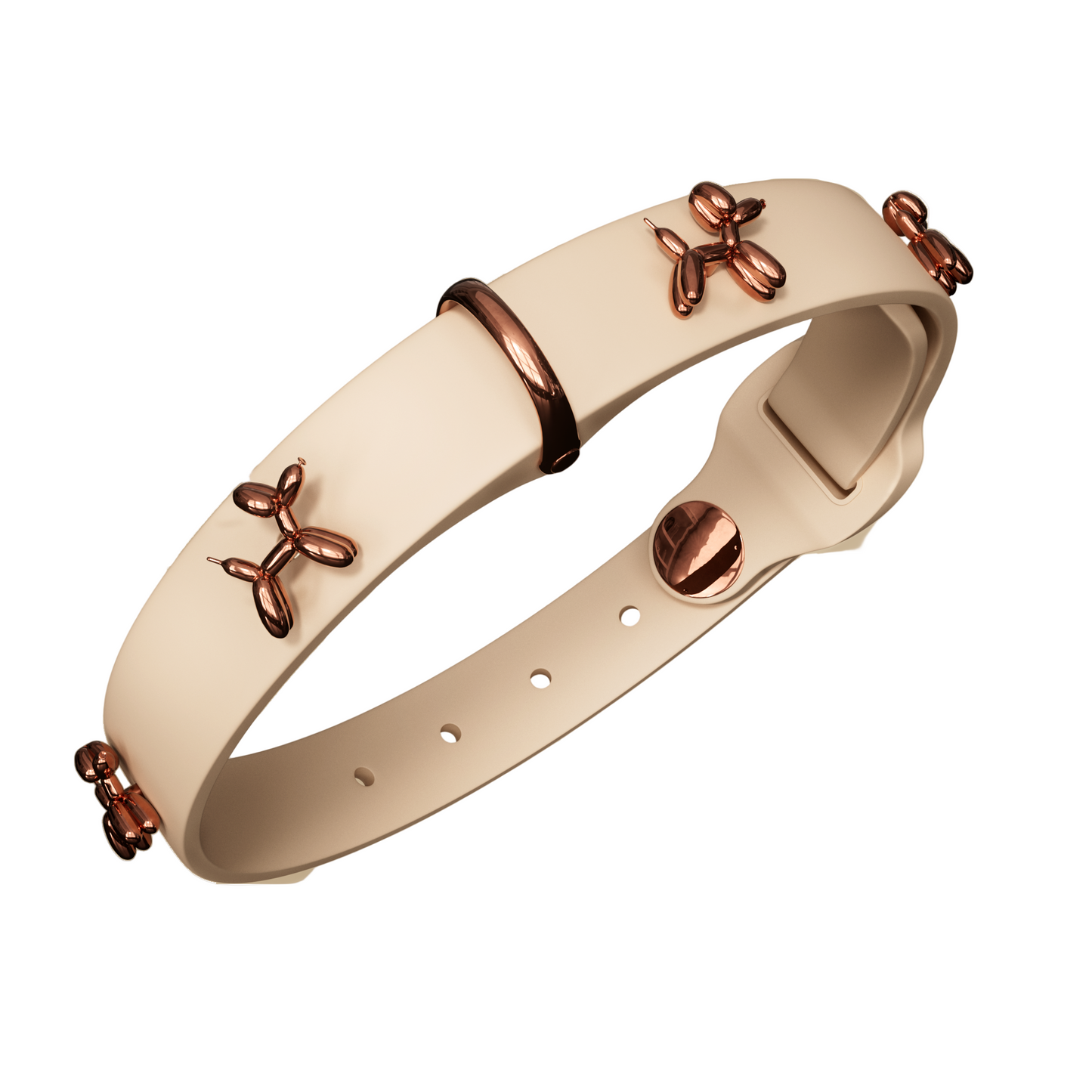 Ballon Beige Dog Collar | Premium Collar | SANDDOG