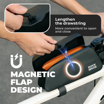 ROCKBROS Magnetic Waterproof Top Tube Bike Bag