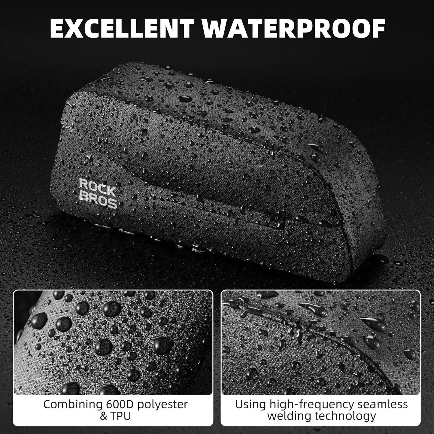 ROCKBROS Magnetic Waterproof Top Tube Bike Bag